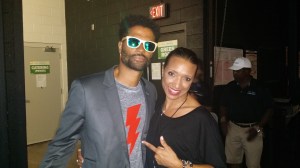 Eric before taking the stage